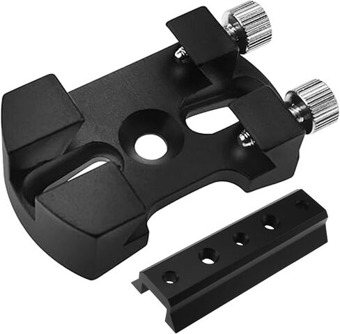 Astromania Dovetail Bar - fit The Dovetail mounting Base on Most telescopes - Bundle with - Universal Quick Release Finder Shoe Base in Saudi Arabia