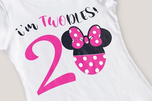 Luke and Lulu Birthday Girl Shirt – 2nd Birthday Outfit Girl – Toddler & Kids 2 Year Old Outfit – Cute Ears & Bow Design in Saudi Arabia