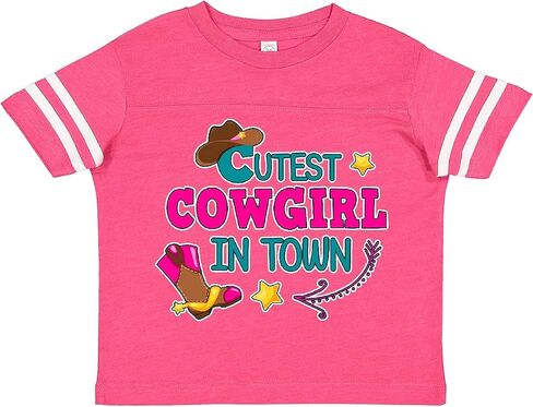 حبر كوريستاس كاتيب في المدينة مع قبعة رعاة البقر وأحذية Toddler T-Shirt in Kuwait