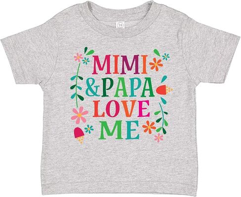 Mimi inktastic Mimi و Papa أحبني Toddler T-Shirt in Kuwait