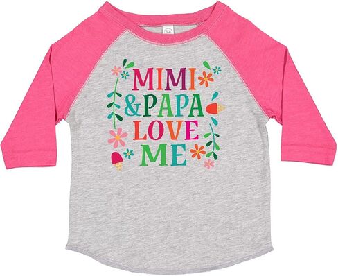 Mimi inktastic Mimi و Papa أحبني Toddler T-Shirt in Kuwait