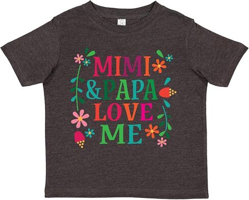 Mimi inktastic Mimi و Papa أحبني Toddler T-Shirt in Kuwait