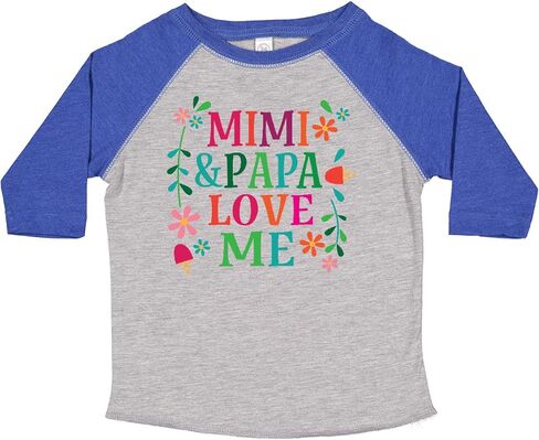 Mimi inktastic Mimi و Papa أحبني Toddler T-Shirt in Kuwait