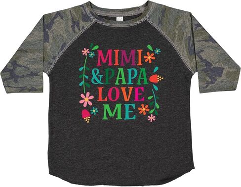 Mimi inktastic Mimi و Papa أحبني Toddler T-Shirt in Kuwait