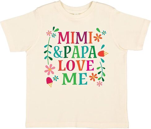 Mimi inktastic Mimi و Papa أحبني Toddler T-Shirt in Kuwait