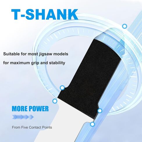 20pcs 21TPI T118A Jigsaw Blades | Jig Saw Blades with Storage Case,T-Shank jig Saw Blades for Metal Cutting in Saudi Arabia