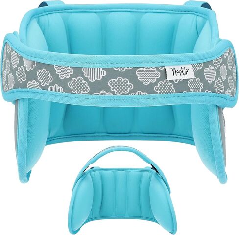 NAPUP Child Head Support for Car Seats – Safe, Comfortable Head & Neck Pillow Support Solution for Front Facing Car Seats and High Back Boosters – Baby & Kids Travel Accessories (Grey) in Saudi Arabia
