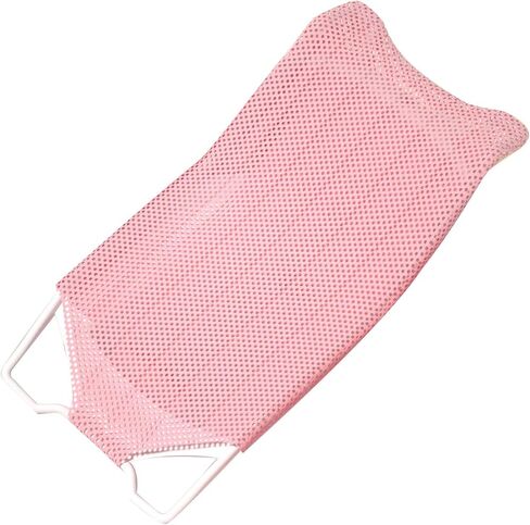Fafeicy Baby Bath Seat Support Non Slip Mesh Cushion Portable Bath Tub Seat Net for Newborns to Toddlers (Pink, Pillow, Slip Pad) in Saudi Arabia