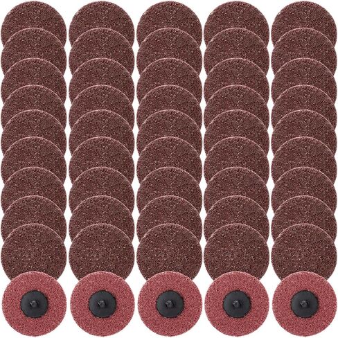 50 PCS 3 بوصة الأقراص الرملية تغيير سريع أقراص الصنفرة نايلون تكييف عجلات طاحونة لطاحونة الزاوي in Kuwait