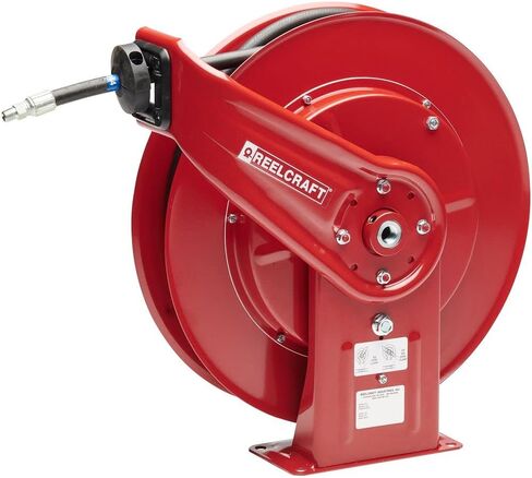 Reelcraft PW7650 OHP Pressure Wash Spring Retractable Hose Reel, 3/8" x 50', 4800 Psi, Red in Saudi Arabia