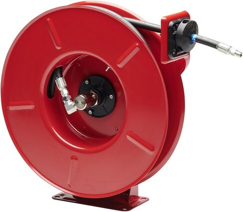 Reelcraft PW7650 OHP Pressure Wash Spring Retractable Hose Reel, 3/8" x 50', 4800 Psi, Red in Saudi Arabia