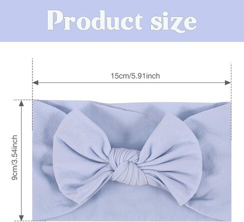 31Pcs Baby Bows Headbands Soft Nylon Baby Girl Bows Elastic Handmade Toddler Bows Headwrap Colorful Girls Hair Bows Girls Hair Accessories for Newborn Infant Toddler Kids in Kuwait