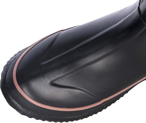 WTW Womens Mid Calf Rain Boots - مقاوم للماء Neoprene Rubber Boots Mud Outdoor Hunting Garden Boots in Kuwait