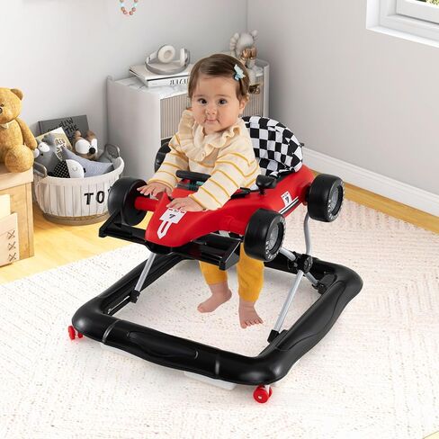 عسل جوي بيبي ووكر ، 4 في 1 في -1 ، دفع نشاط الرضع للرضيع ، ووكر ، والسيارات الصغار مع ارتفاعات قابلة للتعديل ، والموسيقى ، والأضواء ، ومقعد مبطن ، ومشي الطفل مع عجلات للفتيان الفتيات من 6 إلى 18 شهرًا (أحمر) in Kuwait