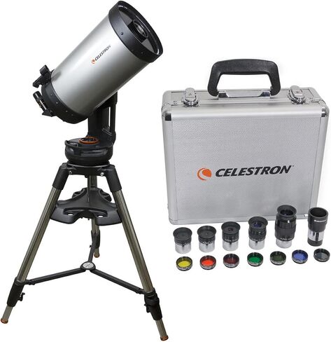 Celestron NexStar Evolution 9.25" Schmidt-Cassegrain Telescope, Bundle with Heavy Duty 2-Section Aluminum Tripod and 1.25" Eyepiece and Filter Kit in Saudi Arabia