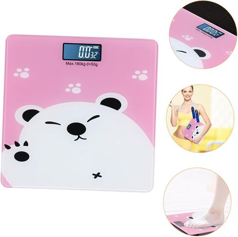 ERINGOGO High Precision Electronic Weight Scale for Adults and Boy Girl Digital Cartoon Design with Temperature Detection Capacity Thin Portable Body Scale for in Saudi Arabia