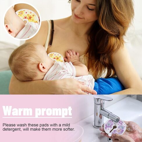 32 Pieces G Tube Button Covers G Tube Pad Holder Cotton Pads for Feeding Support Reusable Feeding Cotton Supplies Soft Covers for Breastfeeding Nursing Care, 4 Designs(Fresh Flower) in Saudi Arabia