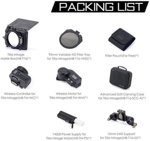 Motorized VND Kit Frame Matte Box for DSLR/Mirrorless Cameras Fit for MB-T15 Use(MB-TM-NMA) in Saudi Arabia