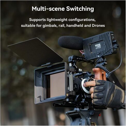 4Pcs 5.65inch Lightweight Multifunctional Modular Matte Box for DSLR Camcorders Filmmaking(80 and 85-95mm Ring) in Saudi Arabia