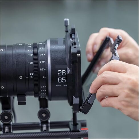 4Pcs 5.65inch Lightweight Multifunctional Modular Matte Box for DSLR Camcorders Filmmaking(80 and 85-95mm Ring) in Saudi Arabia