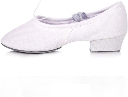Ballet Shoes Women Dance Shoes Girls Ballet Jazz Shoes Soft Sole Low Heels Kids Dancing Slippers Pink Black Red Children Latin Sneakers Dance Shoes(Black,2) in Kuwait