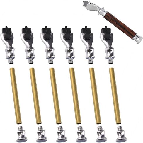 Mach 3 Razor Handle Project Kit - Chrome Finish ، 6 Pack in Kuwait
