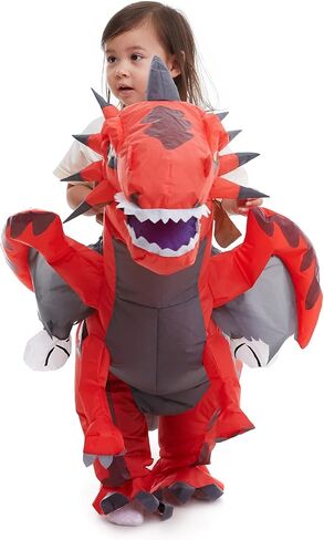 HSCTEK Inflatable Ride on Kids Dragon Costume Boys Girls in Saudi Arabia