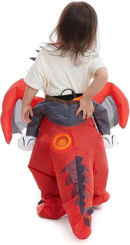 HSCTEK Inflatable Ride on Kids Dragon Costume Boys Girls in Saudi Arabia