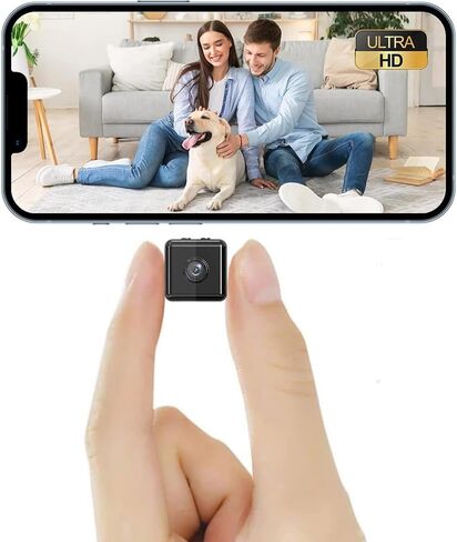 Wireless WiFi Security Camera Hdde Home Cameras Outdoor Cameras 1080p Car Camaras 2025 New Smart Home Camara Baby for House Outdoor Cams App Mobile App Remote Tiny Pet Dog Cam No Need WiFi WiFi Camera in Kuwait