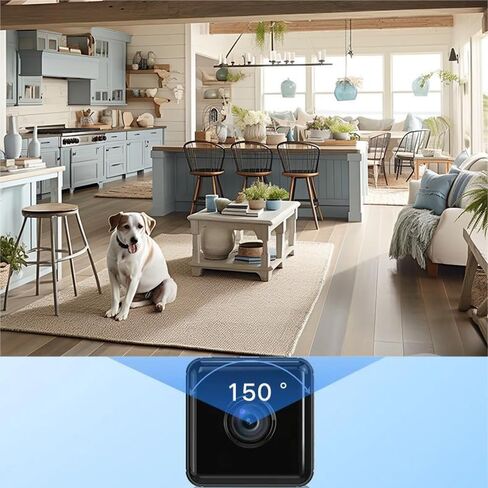 Wireless WiFi Security Camera Hdde Home Cameras Outdoor Cameras 1080p Car Camaras 2025 New Smart Home Camara Baby for House Outdoor Cams App Mobile App Remote Tiny Pet Dog Cam No Need WiFi WiFi Camera in Kuwait