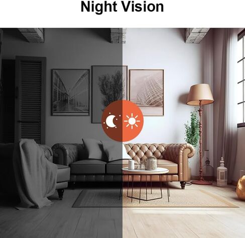Wireless WiFi Security Camera Hdde Home Cameras Outdoor Cameras 1080p Car Camaras 2025 New Smart Home Camara Baby for House Outdoor Cams App Mobile App Remote Tiny Pet Dog Cam No Need WiFi WiFi Camera in Kuwait