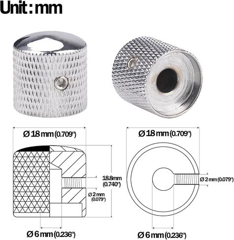 XIYANGJUAN 2Pcs Bronze Electric Bass Guitar Knobs Metal Volume Tone Control Knob Cap with Wrench for Electric Guitar Bass Accessories in Kuwait