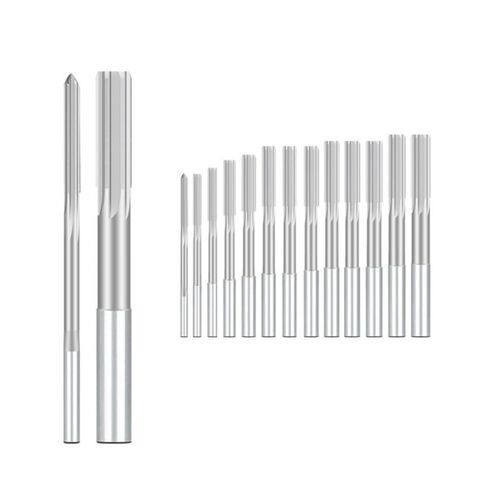 W6542 HSS Machine Tool Reamer H8 ، 2mm- 20mm Shank Chuck Machine Tool Reamer Straight Slot Reamer Milling Cutter (5pcs 4-10mm Set H8) in Kuwait