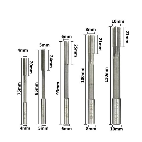 1PCS HSS Machine Tool Reamer H7 ، 1mm- 20mm Straight Shank Machine Tool Reamer Slot Slot Reamer Milling Cutter (14mm H7) in Kuwait