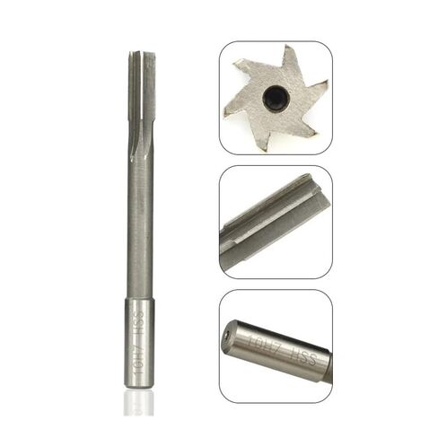 1PCS HSS Machine Tool Reamer H7 ، 1mm- 20mm Straight Shank Machine Tool Reamer Slot Slot Reamer Milling Cutter (14mm H7) in Kuwait