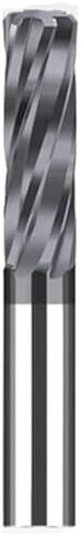 Carbide Machine Reamer Spiral 9.84 .7 .71 .72 .73 .74 .75 .76 .78 Metal Cutter 6 Flute CNC Chucking Cutting Tools(Uncoated9.8X40X80L) in Saudi Arabia