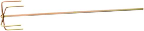 قضيب خلط الأسمنت مقبض سداسي قضيب التحريك الكهربائي لخلط الطلاء المعجون الخرسانة 4.80inch × 19.69 بوصة ب in Saudi Arabia