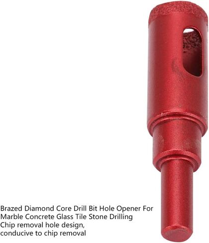AQXREIGHT BLAZED BRAZED BECHENT HOLE SELER FOR MARBLE MARBLE MASS GLASS TILE HOLE SAW SAW BLAZED DRIL (35mm) in Saudi Arabia
