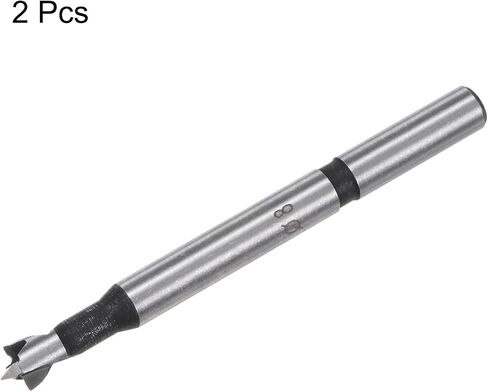 #US 2pcs Drill Bit 5/16"(8mm) Dia Wooorking Drilling Hole Saw Tool in Saudi Arabia