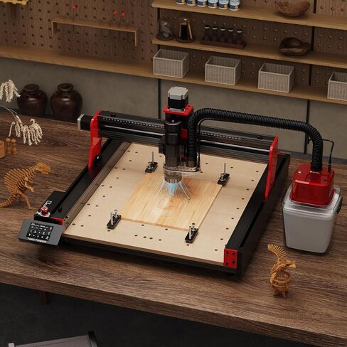 Twotrees 2.8L Collector Collector مكنسة مكنسة مع حذاء الغبار لآلة جهاز التوجيه CNC ، شفط 6000PA ، دعم 775 المغزل/500 واط CNC محرك المغزل ، in Kuwait