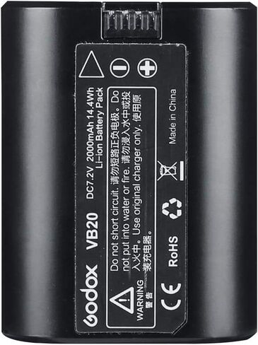 حزمة بطارية Godox VB20 14.4V 2000mAh لـ Godox V350S V350O V350N V350F V350C Flash in Kuwait