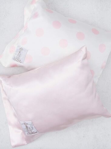 وسادة ديكور ساتان صغيرة الزرافة - خيوط ريشة فائقة النعومة متماسكة مع ساتان أنيقة - 10 "× 13" ، وردي in Kuwait