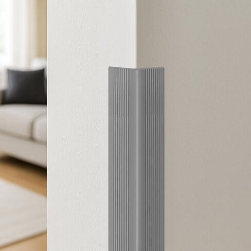 Rubber Bond Wall Corner Guard Edge Protector, Baby Proofing Corner Guards | Self-Adhesive Furniture Edge Strips for Home & Office (Black, 5 Pack) in Kuwait