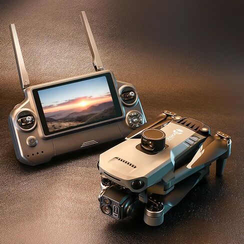 4K Ultra HD بدون طيار مع الكاميرا للبالغين - استقرار جيمبالي 3 محاور ، 12 كم ميدان طويل المدى FPV ، عودة GPS Auto ، 90 دقيقة من الرحلة ، تجنب العقبات ، تصميم قابلة للطي مع بطاريتين للقطات السينمائية in Saudi Arabia