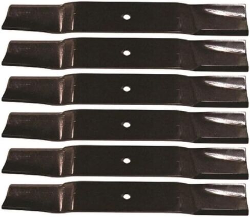 18" Lawn Mower Blades (6PK) - Compatible with Or Egon 91-558, High-Carbon Steel, Durable Cutting for Grasshopper & Zero-Turn Mowers in Saudi Arabia