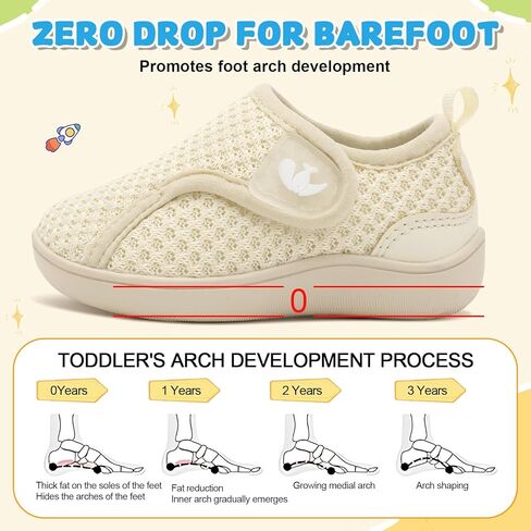 FEETCITY Wide Baby Shoes First Walking Shoes Baby Slip on Shoe Infant Sneakers Boys Girls School Shoe in Kuwait