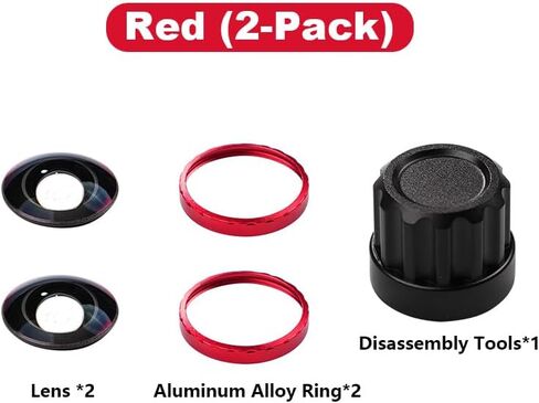 Lens Replacement Kit for Insta360 X5, Portbale [2 Pcs] Optical Glass Cover with Removal Tool + 2 Black Base, Easy Installation, Lens Guard Camera Kit for Insta 360 X5 Accessories in Saudi Arabia