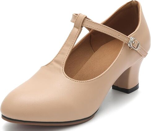 أحذية شخصية 2 '' للنساء T-Strap Dance Cheels for Ballroom Latin Salsa Flamenco Tango in Kuwait