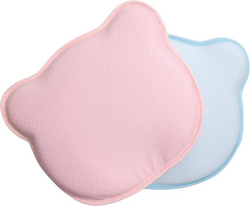 Soft Memory Foam Baby Changing Station Support pad for Infant,Removable Cover, Portable Travel Cushion with Bear Cover – Comfortable Head Support for Kids, Breathable and Washable (Pink) in Saudi Arabia