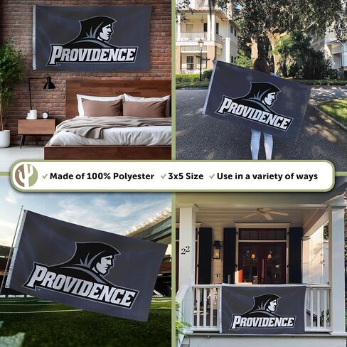 Desert Cactus Providence College Flag Friars PC Flags Banners 100% Polyester Indoor Outdoor 3x5 (Style A) in Saudi Arabia